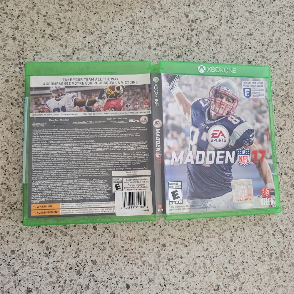 Madden NFL 17 (Microsoft Xbox ONE, 2016) Football - CIB Complete w/ Inserts.